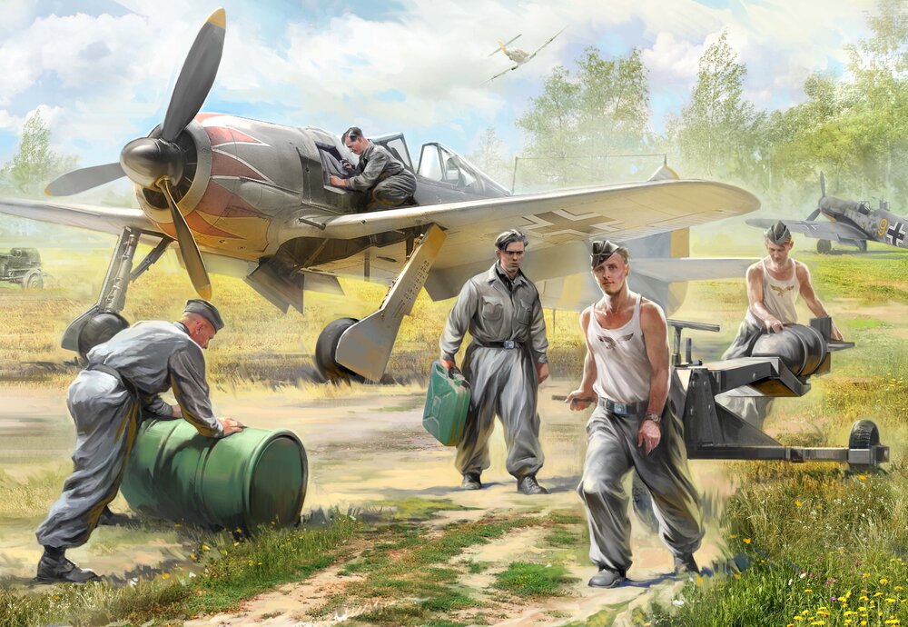 German airforce ground crew