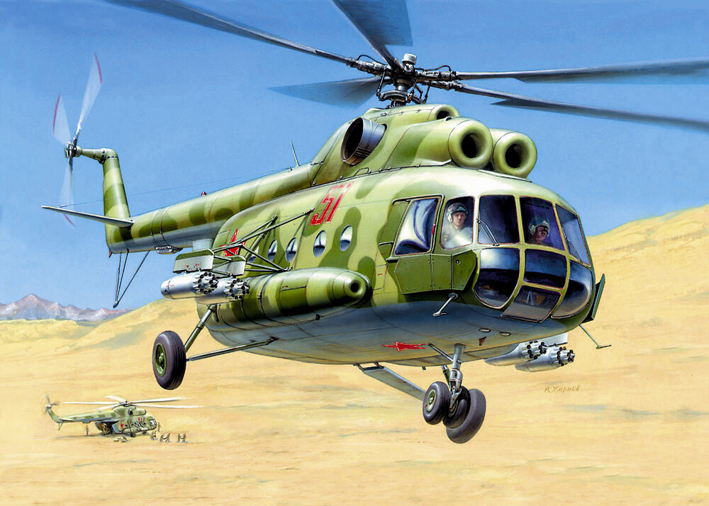 MIL MI-8T Soviet Helicopter