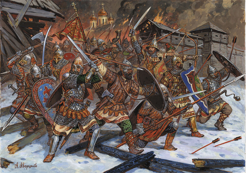 Russian Foot Warriors 13-14 Century