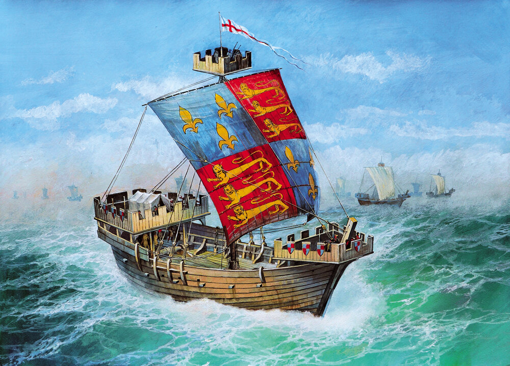English Medieval Ship ″Thomas″
